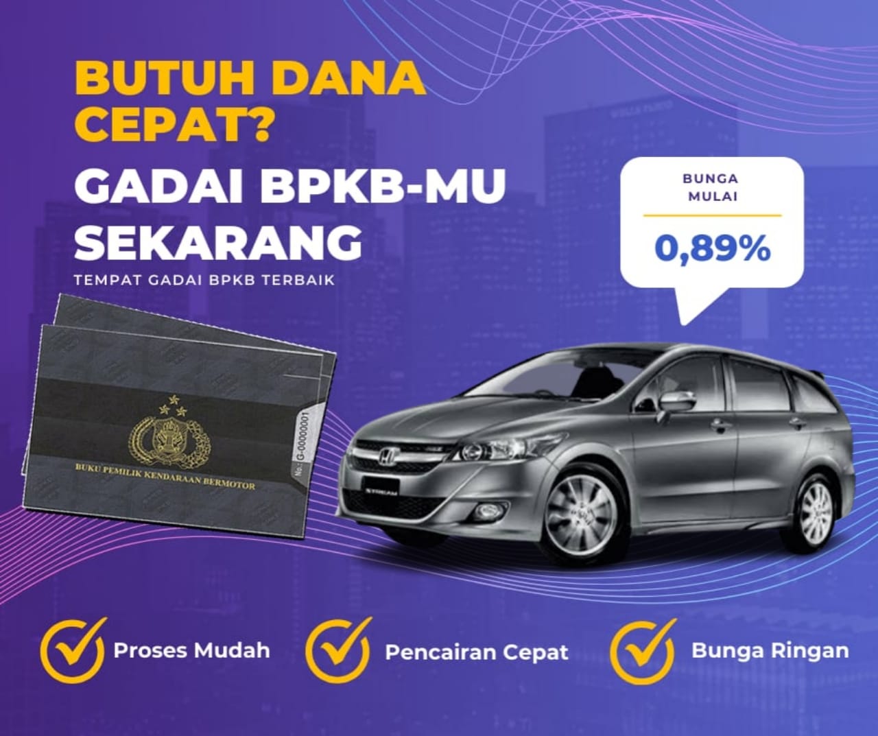 Kredit Jaminan Bpkb Mobil Honda Stream Dapat Dana Berapa? Seperti Ini Simulasinya